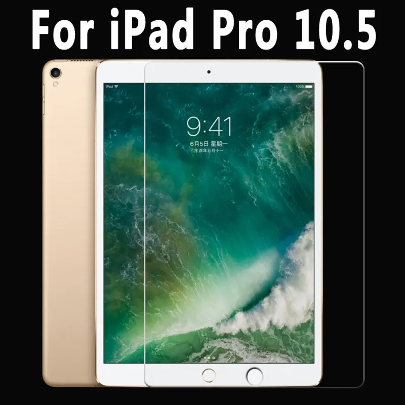 Закаленное стекло премиум класса для iPad Pro 12 9 10 5 7 Защита экрана Apple 11 2015 2017 2018