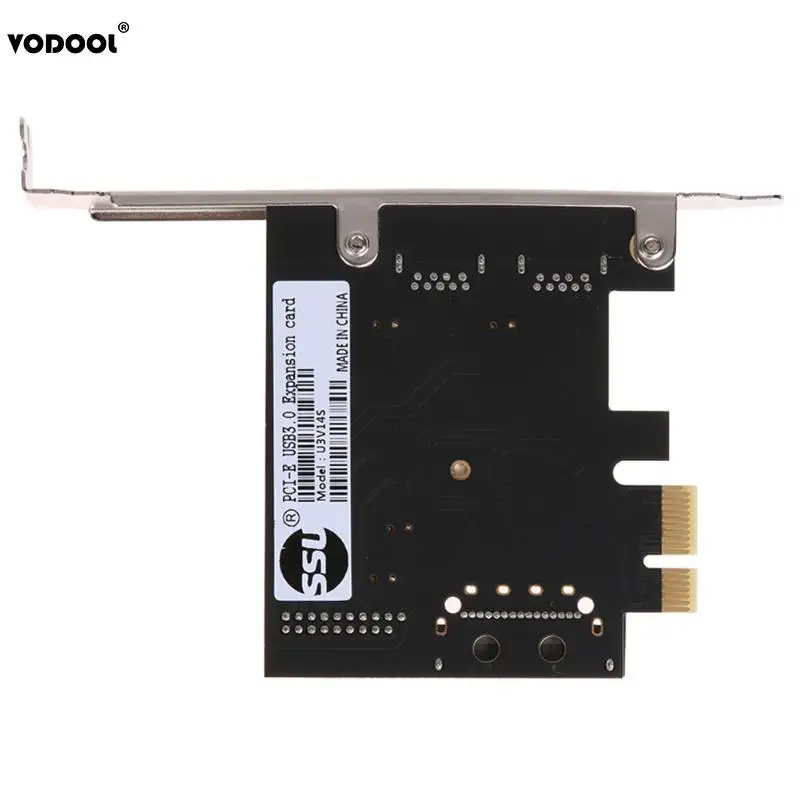 VODOOL U3V14S PCIE передачи 2 Порты USB3.0 карты расширения для рабочего стола спереди 19/20PIN Интерфейс для Windows XP/7/8/8,1/10; Прямая поставка
