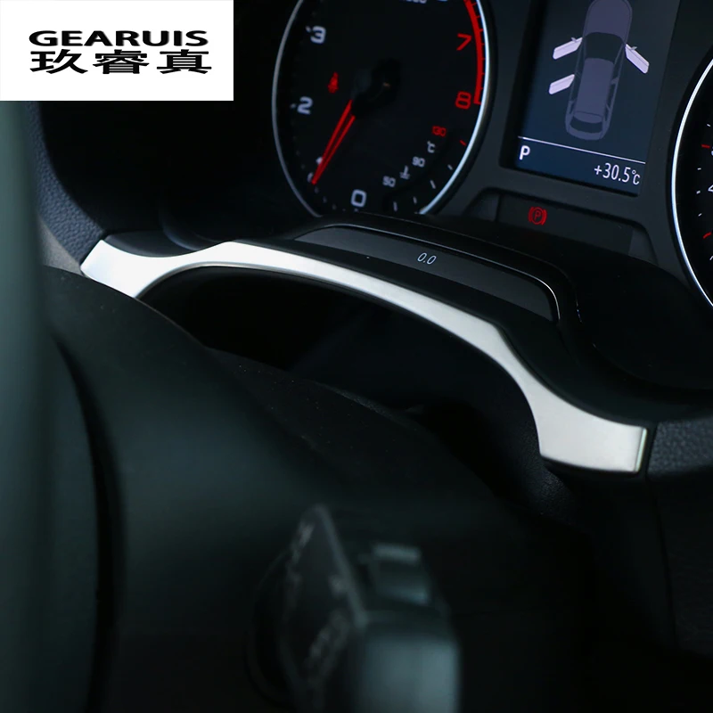 Стайлинг автомобиля Отделка приборной панели кольцо украшение рамка черная