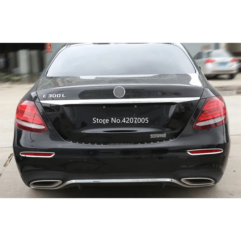 Для Mercedes Benz E Class W213 200l E300l Sedan 2016 2017 2018 автомобильные аксессуары задняя