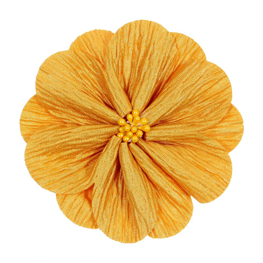 

New 10pcs/lot 3.2" Newborn Satin Fabric Flowers with Match Stick Center Old Wrinkles for Diy Headband Clips Hair Accessories