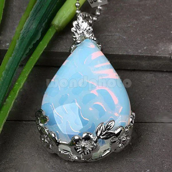 Огонь Opalite Опал Капли Воды Ожерелье Из Бисера Diy Special Подруги Подарок - купить по