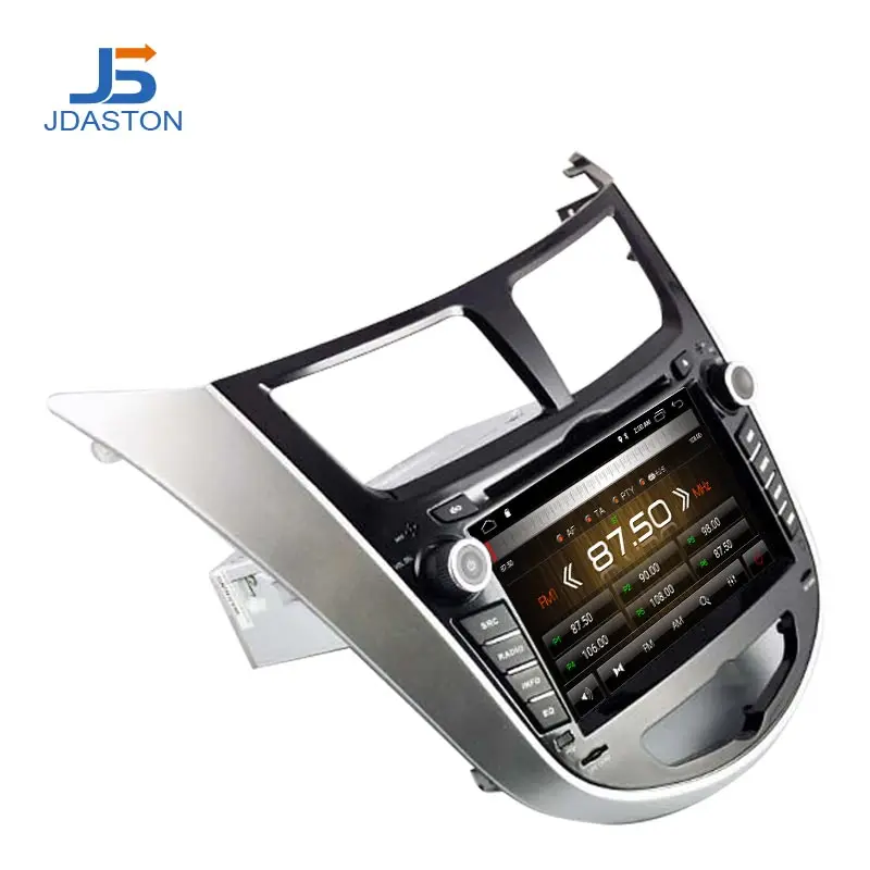 JDASTON Android 10 автомобильный dvd-плеер для hyundai Solaris Verna Accent Мультимедиа gps Navi 2 Din автомагнитола аудио стерео wifi RDS SD