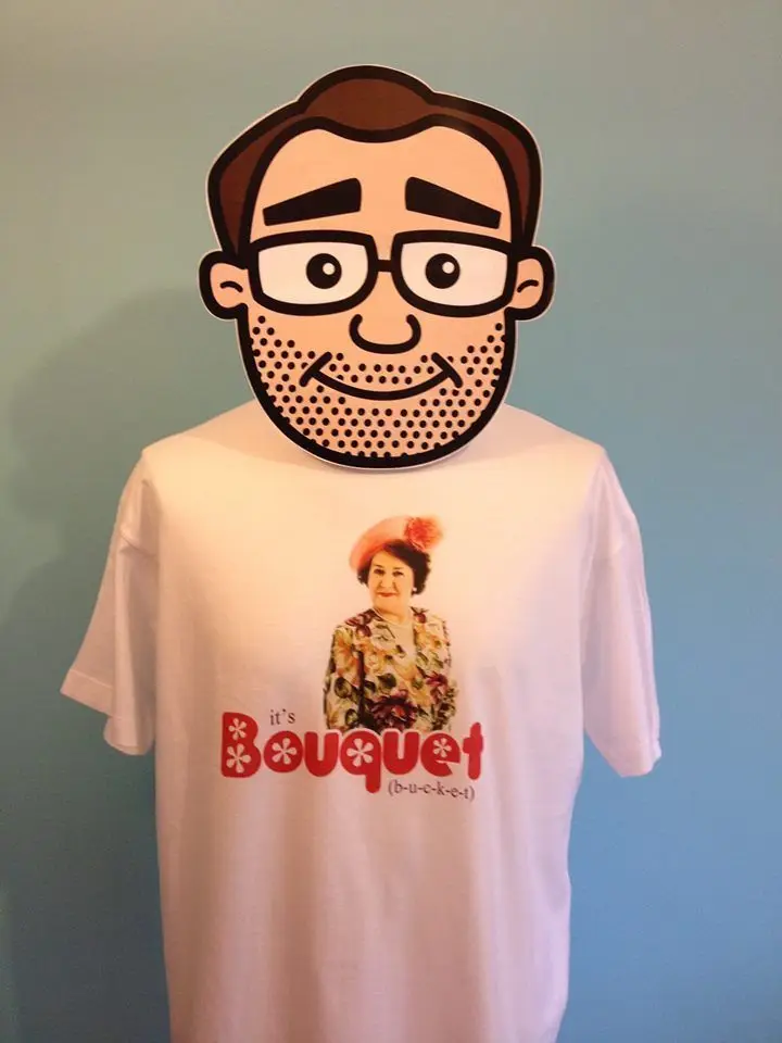 Keeping Up внешность Hyacinth Bucket (букет) Патрисия Routledge футболка с принтом Футболка