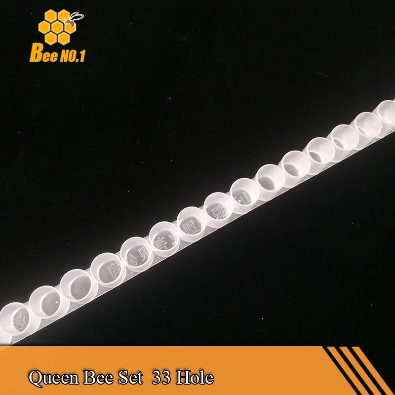 BEE.NO.1 5Pcs Beekeeping Single Row Artificial Hive Beehive 63 Holes Tools Bee Queen Set Equipment | Дом и сад