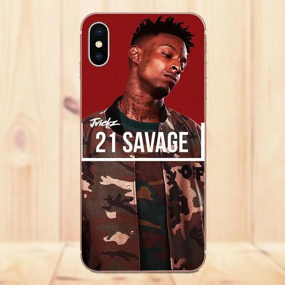 Новый персональный Печатный мобильный телефон оболочки 21 Savage хип-хоп рэппер