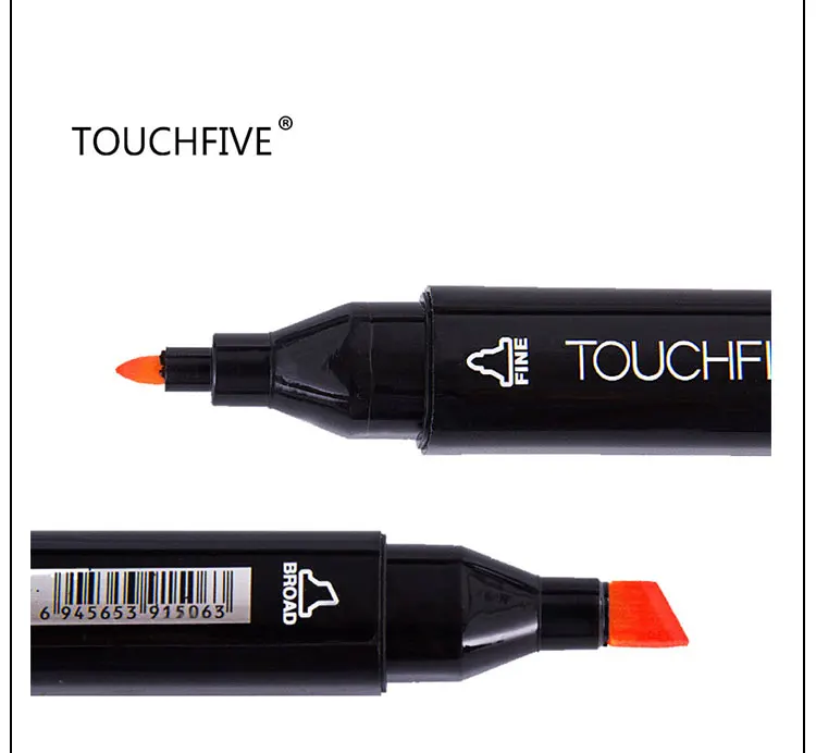 TOUCHFIVE, 32 цвета, двойная головка, художественные маркеры, ручка, масляная, алкогольная, эскиз, маркер, ручка, товары для рукоделия, для анимационного манга, рисование