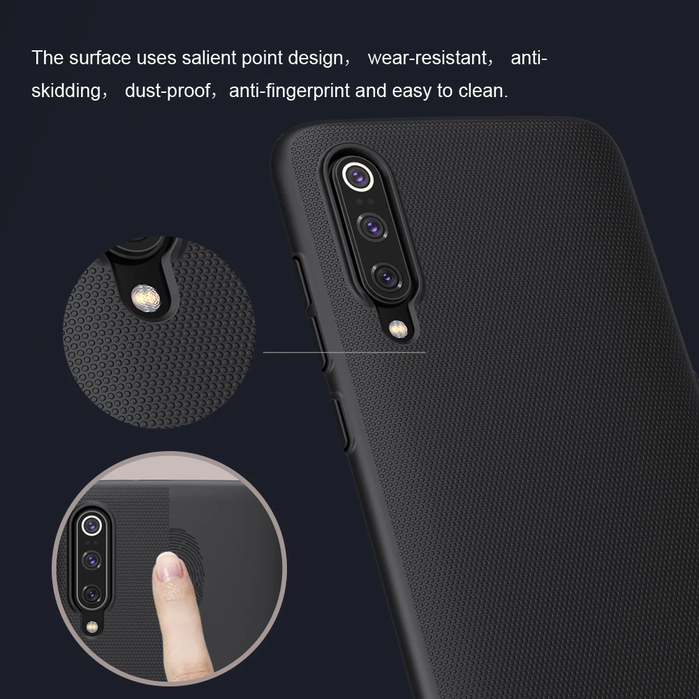 Чехол для Xiaomi Mi 9 SE с матовой поверхностью Nillkin жесткая задняя крышка из ПК Xiaomi Mi 9 чехол Mi 9 крышка