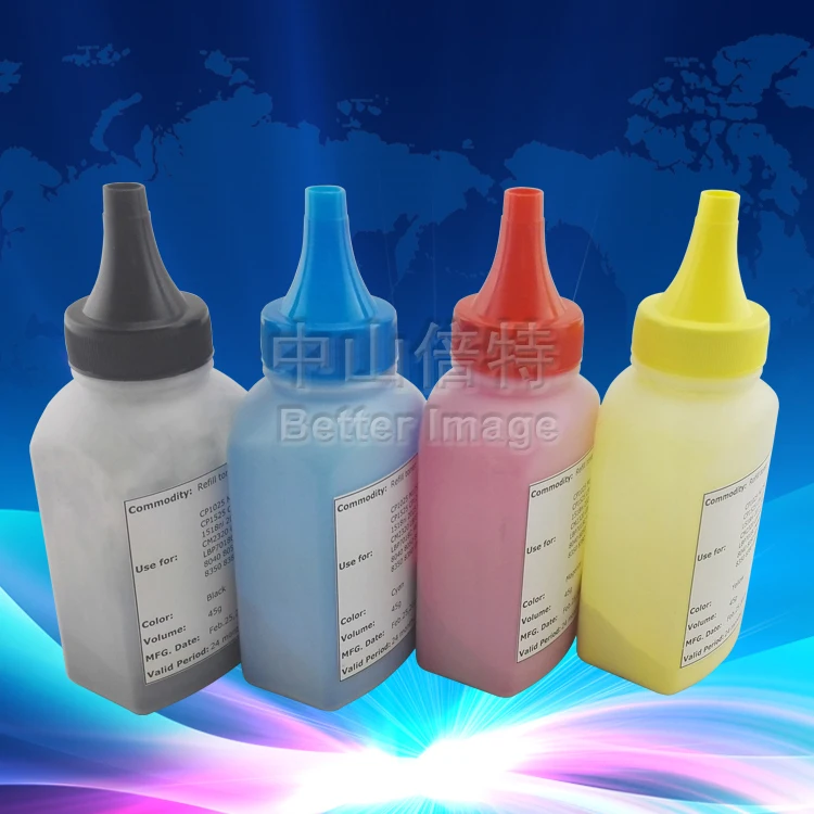 Compatible for  LBP7010C 7018C  45g Bottle toner powder, color toner, laser toner, toner, Chips Free