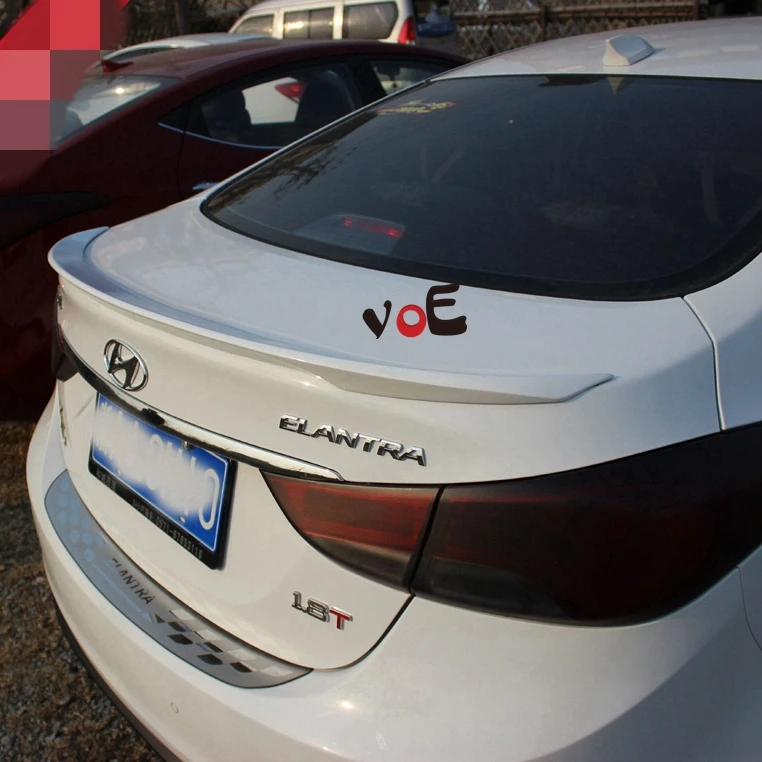 Задний спойлер Elantra для Hyundai пластик ABS 2012 2015|lamp cost|spoiler hondaspoiler toyota |
