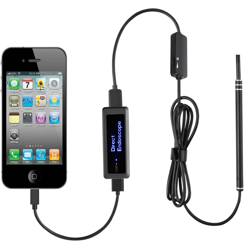 USB эндоскоп совместимый с iPhone Android тип 5 мм Звездочка камера бороскоп осмотр