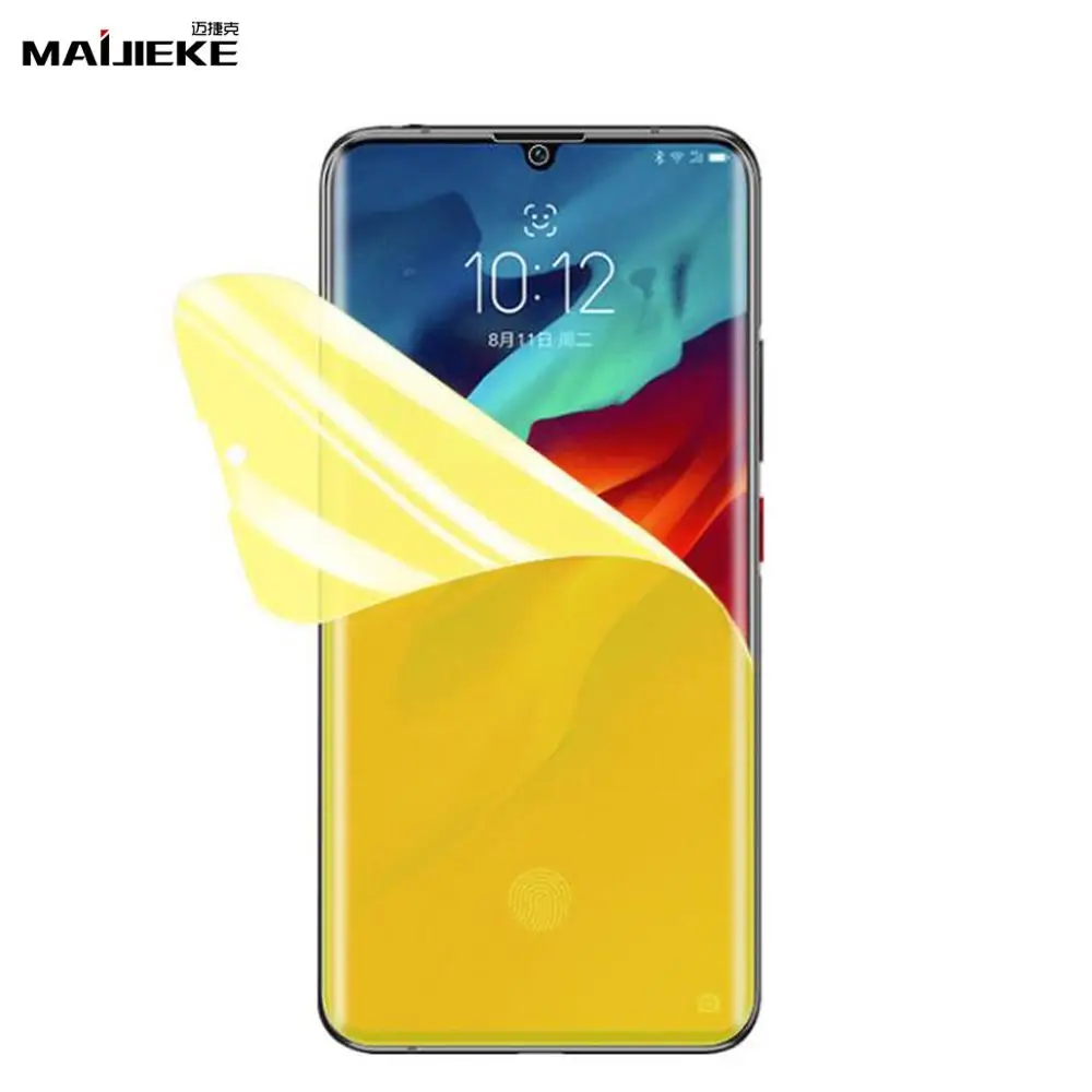Мягкая Гидрогелевая пленка из ТПУ с 3D полным покрытием для Lenovo Z6 pro lite защита