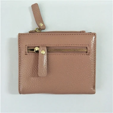 Type B pink Западный благоприятный женский кошелек из коровьей кожи, Женский кошелек на молнии и застежке, Женский кошелек, модные женские кошельки - Цвет: Type B pink