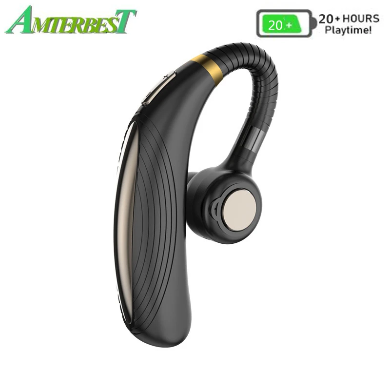 AMTERBEST K06 Беспроводной Bluetooth Бизнес гарнитуры наушники 300 мАч очень долгого