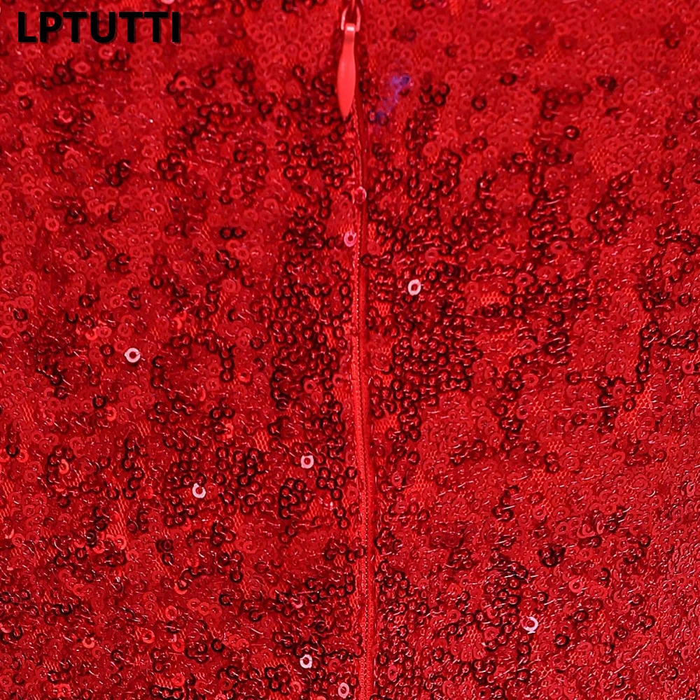 

LPTUTTI Sequin Gratuating Plus Size New For Women Elegant Date Ceremony Party Prom Gown Formal Gala Luxury Long Evening Dresses