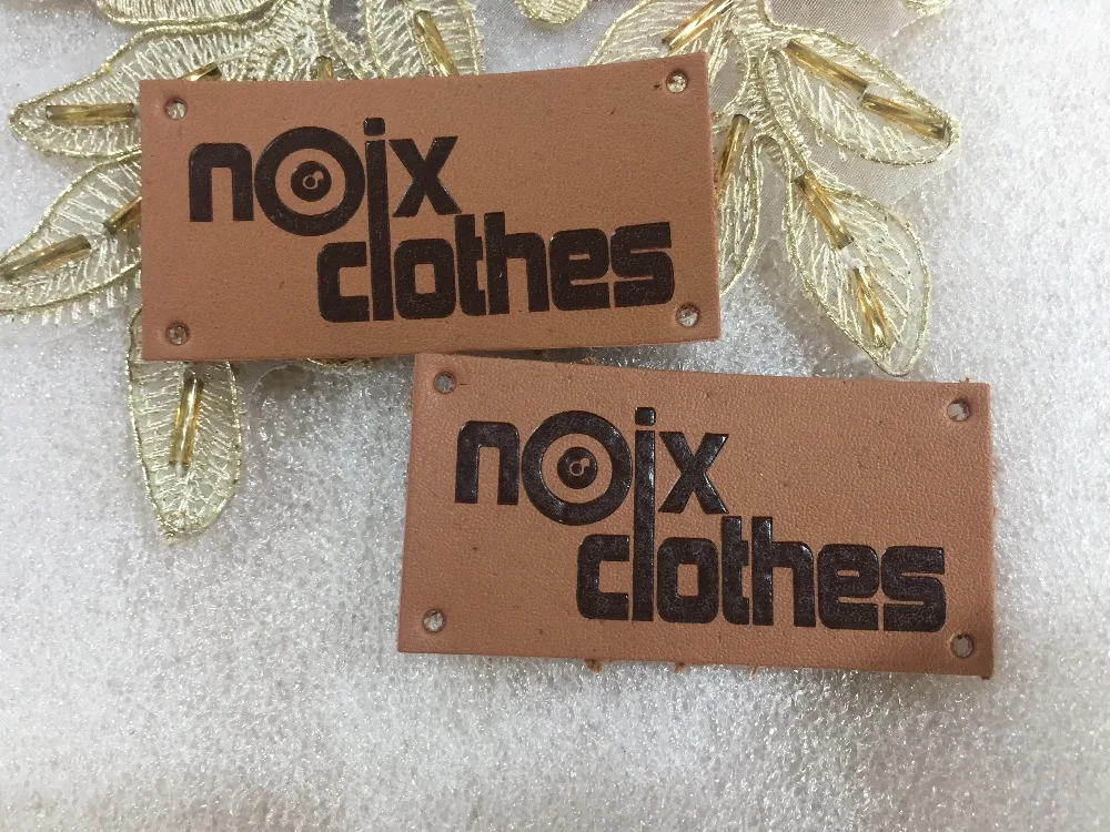 

Custom Artificial Leather Labels In High Quality For Clothes / Jeans / Bags