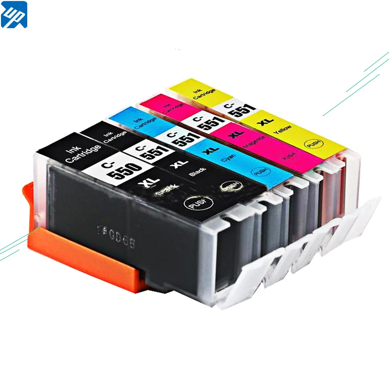 15 шт. совместимый картридж с чернилами PGI550 для Canon IP7250 MG5450 MX925 MG5550 IX6850 MX725 MG5650 MG6650