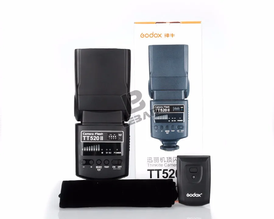 Godox камера вспышка TT520II со встроенным 433 МГц беспроводным сигналом для Canon Nikon Pentax Olympus DSLR camera s