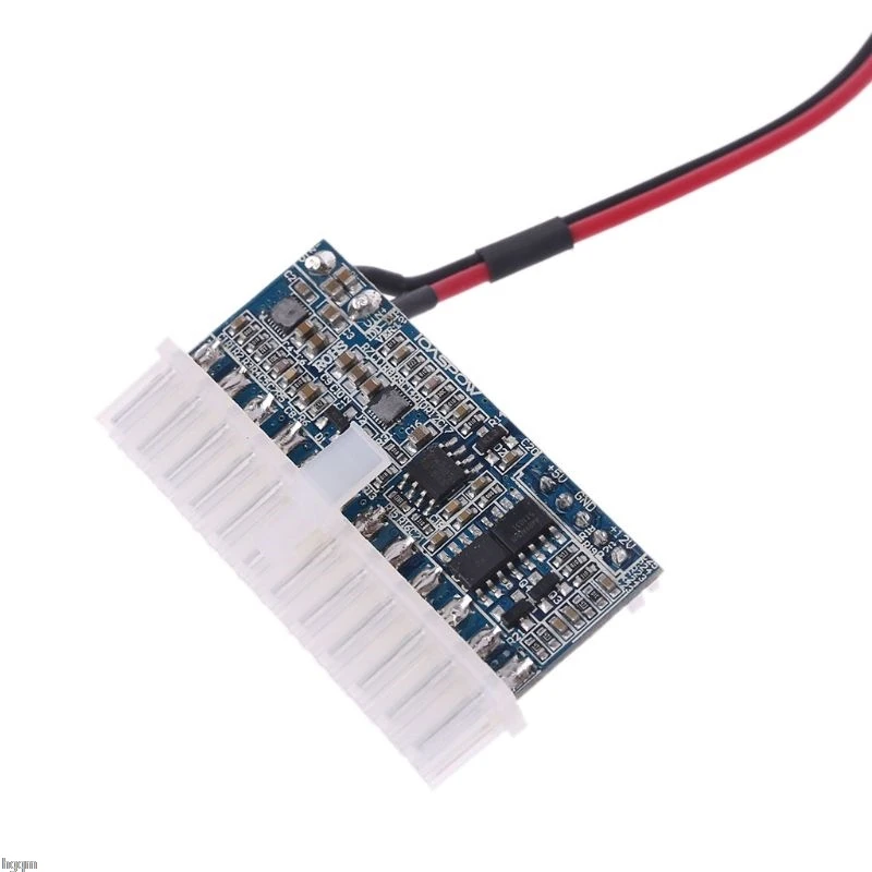 DC 12V 160 Вт 24-контактный ATX выключатель БП авто мини ITX Питание Модуль Кабель челнока