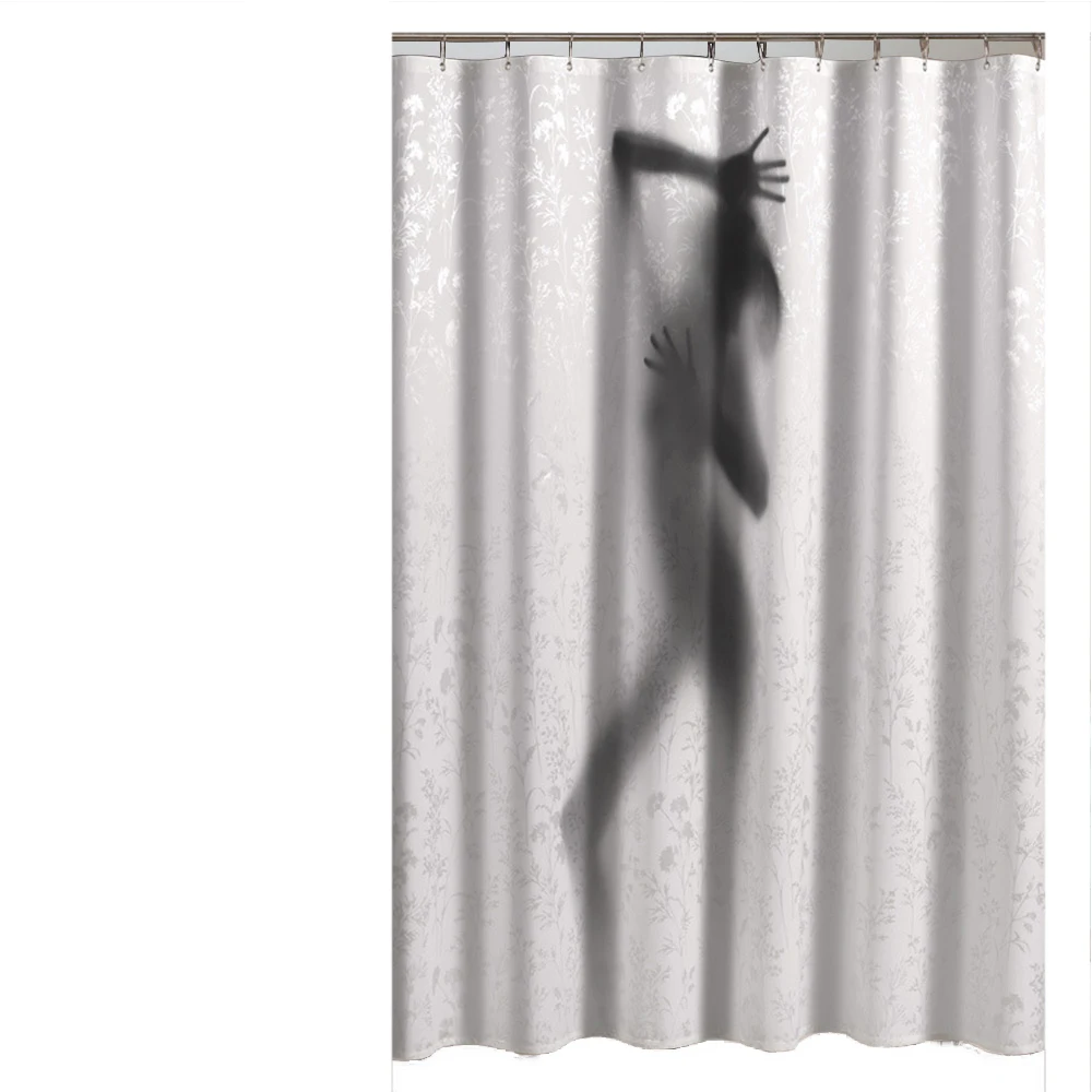 Сексуальная белая полиэфирная занавеска для душа s креативная Женская