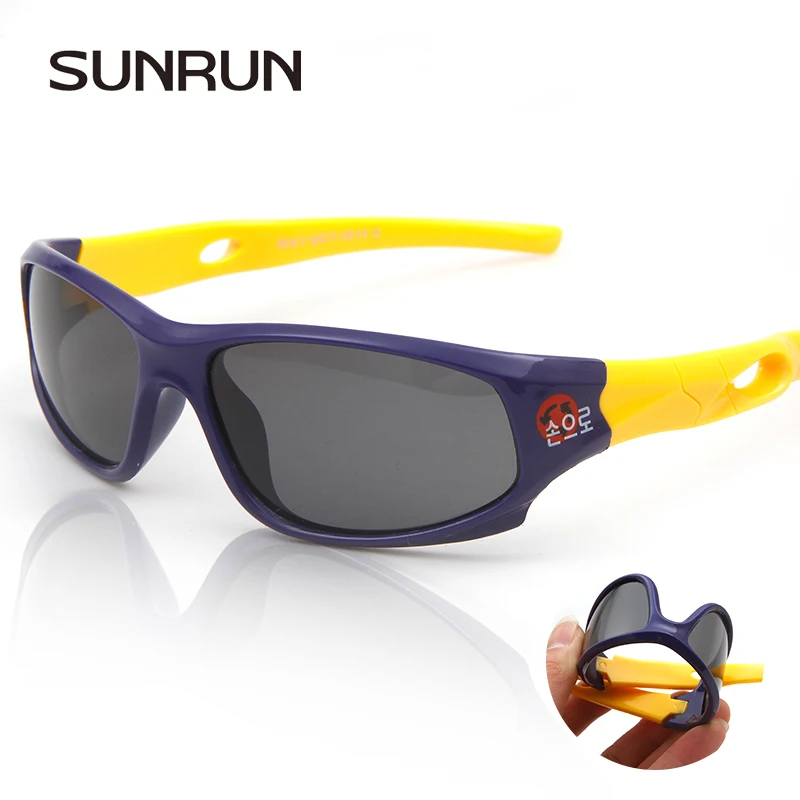 SUNRUN детская поляризованные солнцезащитные очки детские по уходу за детьми УФ