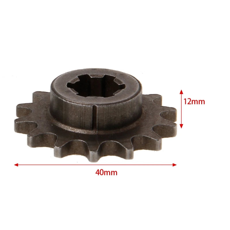 47cc 49cc мотоцикл T8F 8 мм 11 14 17 20 зубной передний зубчатый валик звездочка цепь |