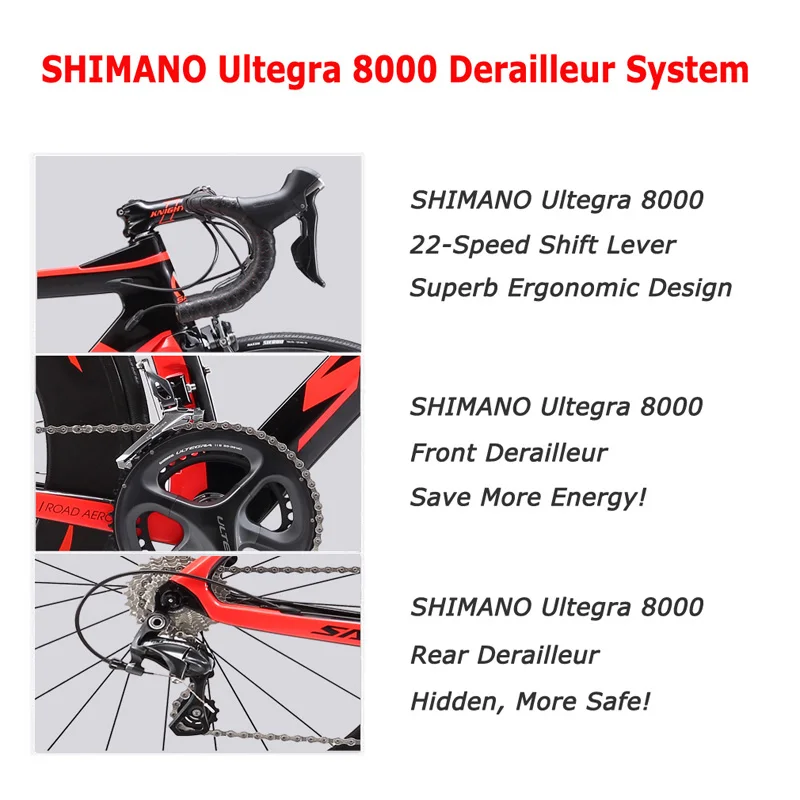УГЛЕРОДНЫЙ шоссейный велосипед SAVA рама SHIMANO ULTEGRA UT R8000 22 скорости углеродная