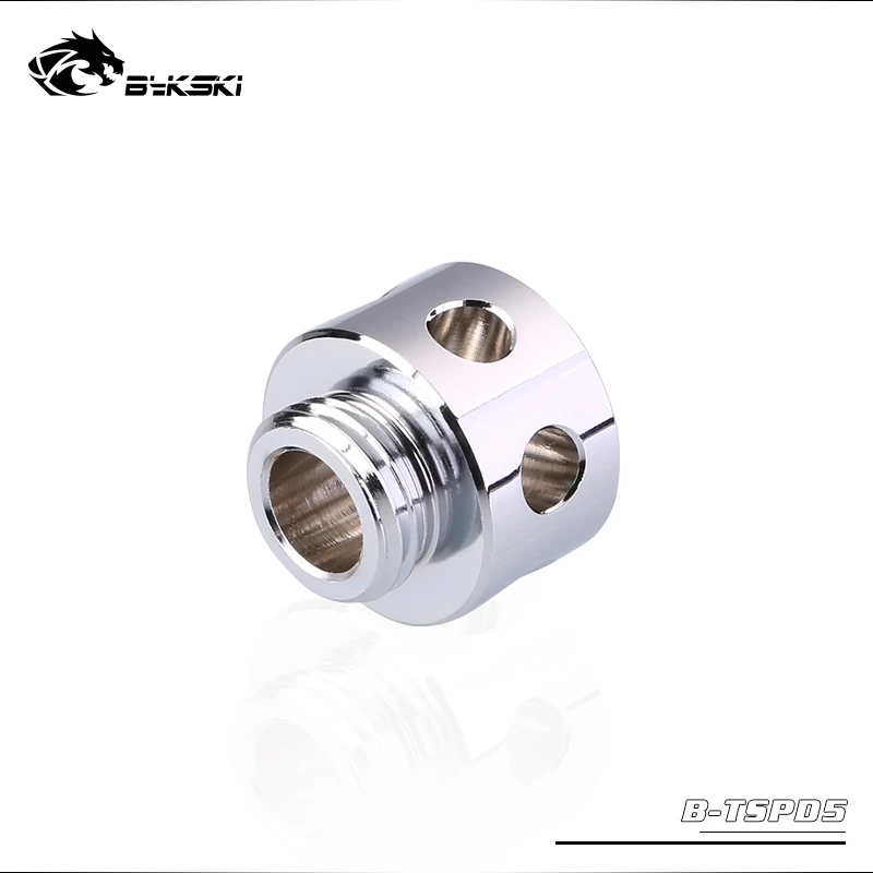 Bykski Silver Flow buffer shunt bubble eliminator water tank built-in spoilers cooling accessory pc gadget G1/4&quot B-TSPD5 | Компьютеры