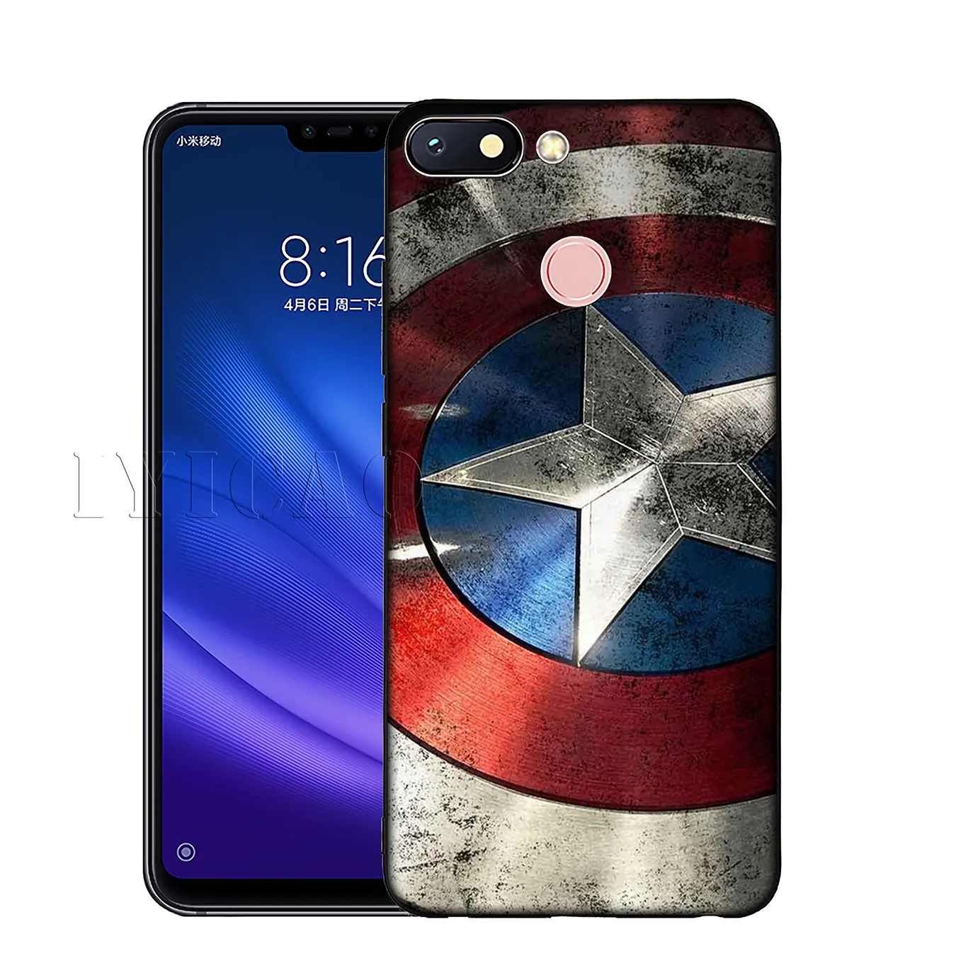 IYICAO Captain America Marvel Soft Silicone Phone Case for Xiaomi Mi 10 9 9T CC9 CC9E 8 SE A3 Pro A1 A2 Lite 6 pocophone f1 |