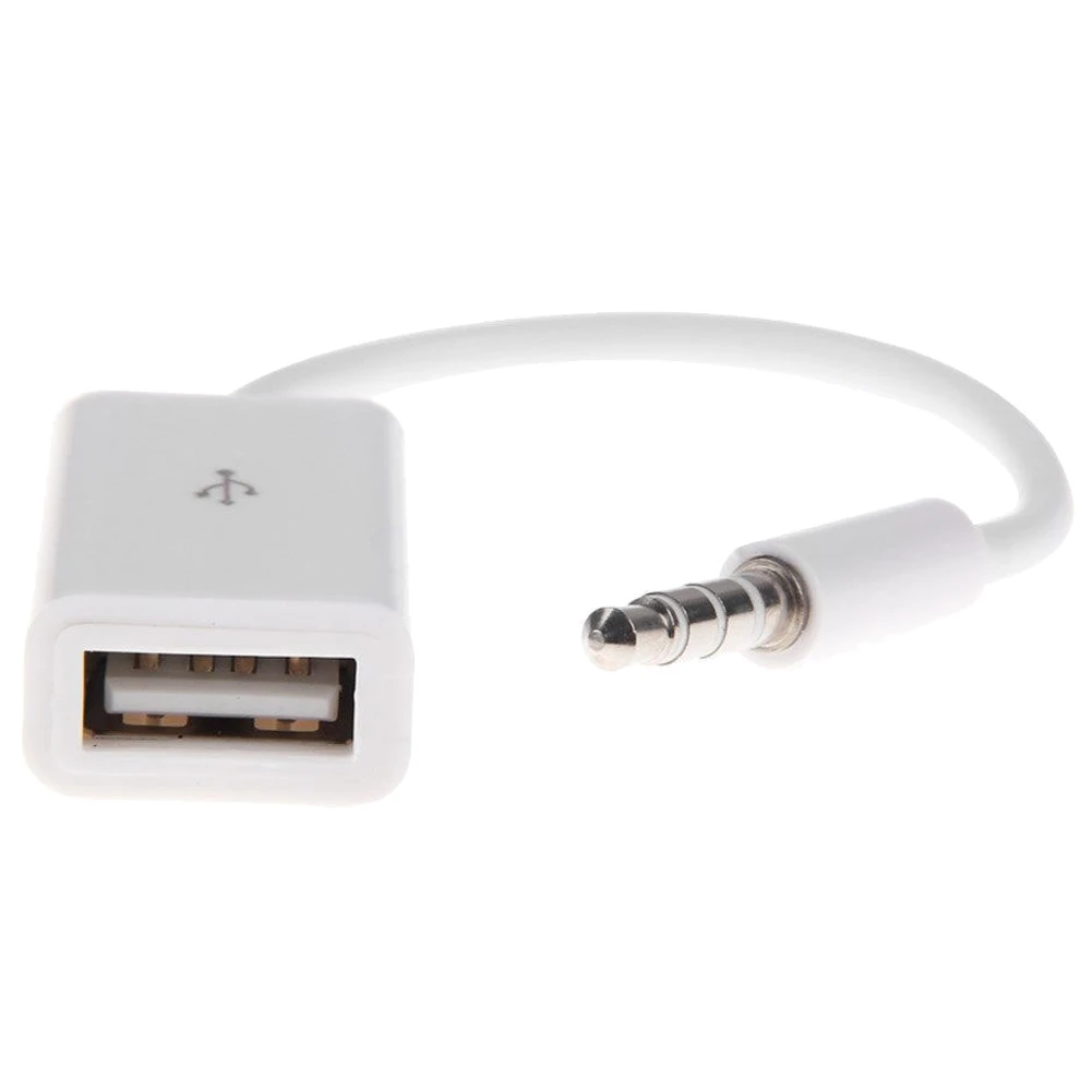 3 5 мм штекер AUX аудио разъем USB 2 0 Женский конвертер кабель Шнур Автомобильный MP3