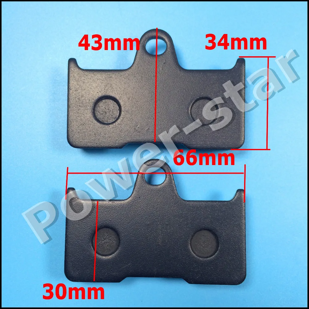 2 шт. высококачественные задние тормозные колодки CF MOTO 500cc Cf moto 500 CF500 ATV 4 Drive Quad