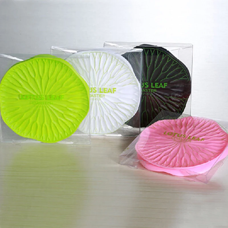 2 шт./компл. декоративные подставки для стола в виде листьев лотоса стеклянные