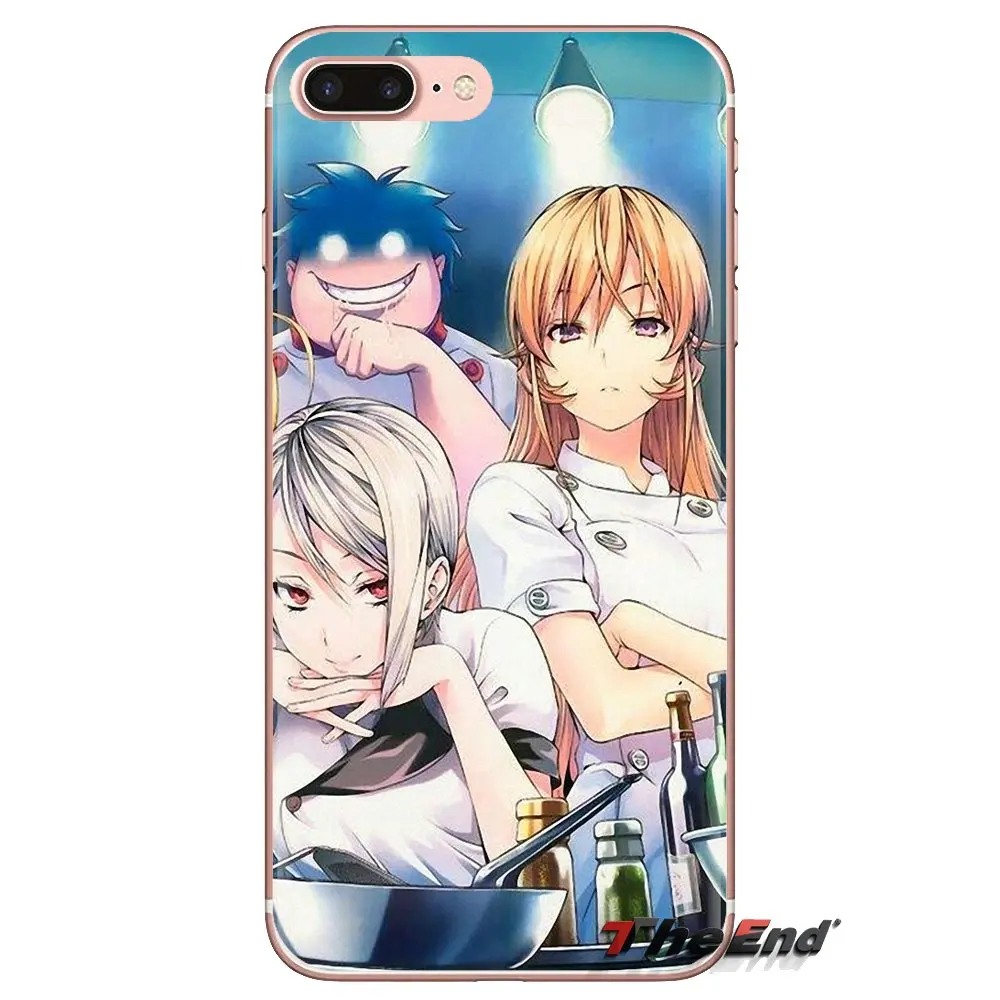 Прозрачный чехол из ТПУ аниме Shokugeki no Soma для Huawei G7 G8 P7 P8 P9 P10 P20 P30 Lite Mini Pro P Smart Plus 2017