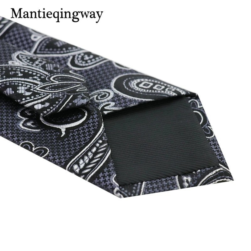 Mantieqingway Бизнес Повседневный Свадебный Галстук платок Запонки Наборы для мужчин