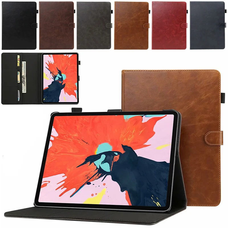 Чехол для iPad Pro 12 9 2018 ретро кожаный бумажник флип-кейс Подставка планшета