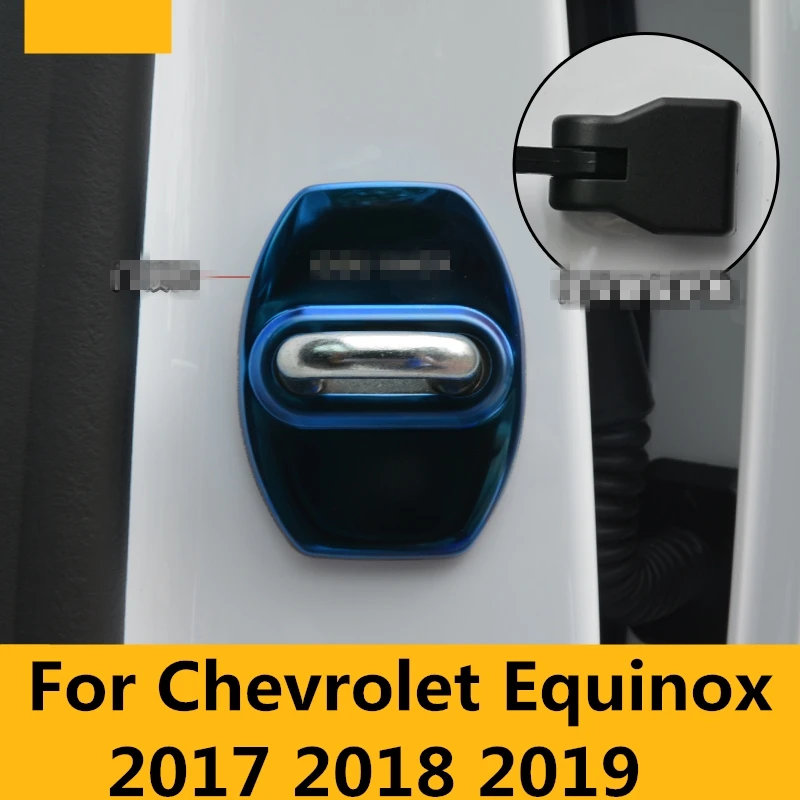 Водонепроницаемый дверной замок для автомобиля Chevrolet Equinox 2017 2018 2019|Хромирование| |