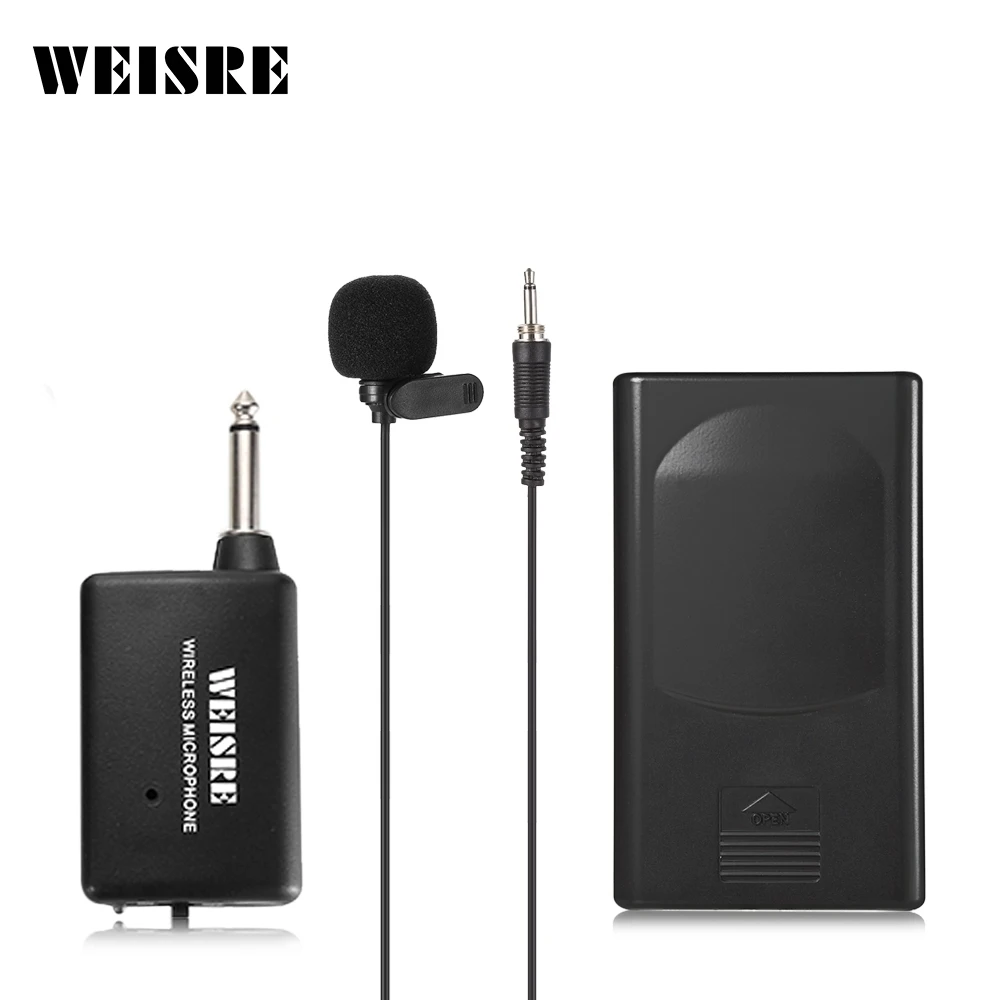 WEISRE SMD Professional петличный микрофон клип лацкане набор микрофонов Mic беспроводной