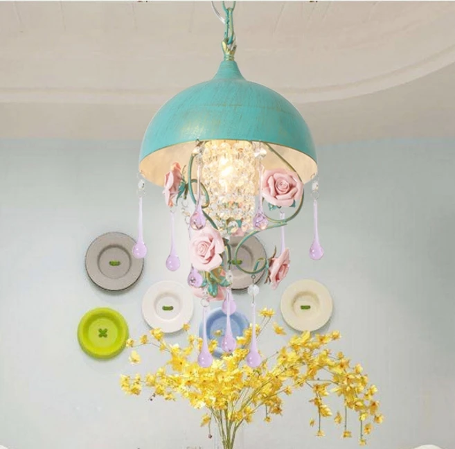 Люстра железная с подвеской в виде цветка|wrought iron lamp|iron lamplamp dining table |