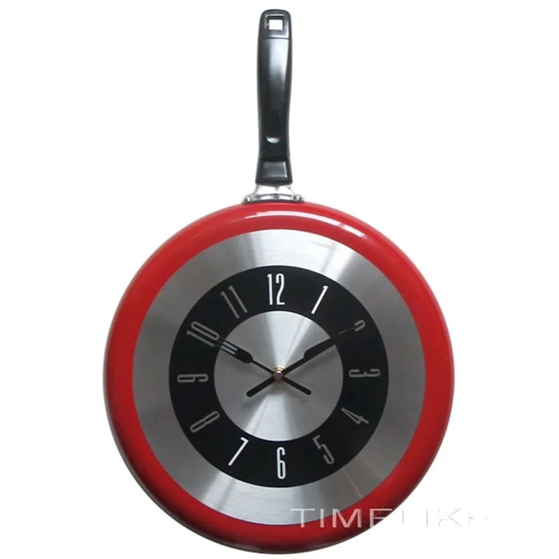 Большие настенные часы 12 дюймов современный дизайн кухонная сковорода