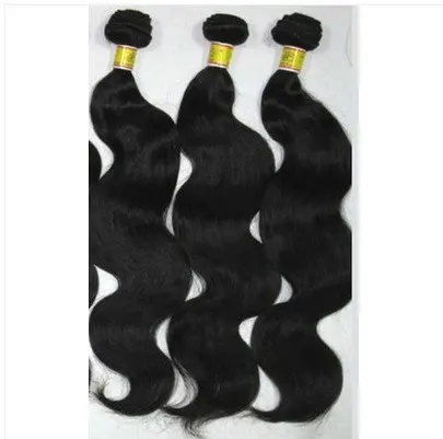 Body Wave 4pcs*12&quot-28&quot Virgin 100% Brazilian Human Hair Extension 1b (95-100g/pc) Free Shipping |