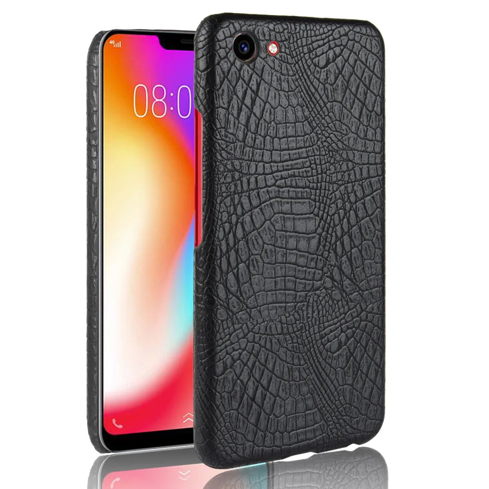 Кожаный крокодиловый узор Новое поступление для Vivo Y81 чехол Ретро Роскошный