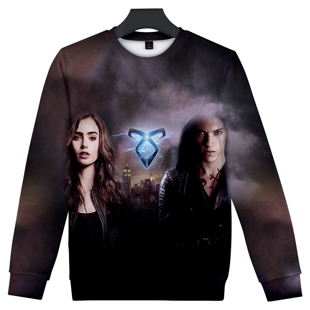 

2019 Shadowhunters 3D Printed O-Neck Sweatshirts Women/Men Fashion Long Sleeve Sweatshirt Hot Sale Trendy Streetwear Clothes