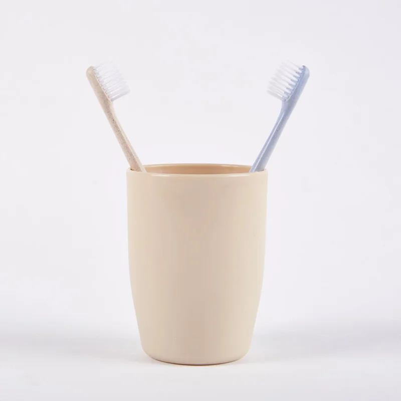 2 шт. Экологичная зубная щетка из пшеничной соломы креативная Мягкая для взрослых