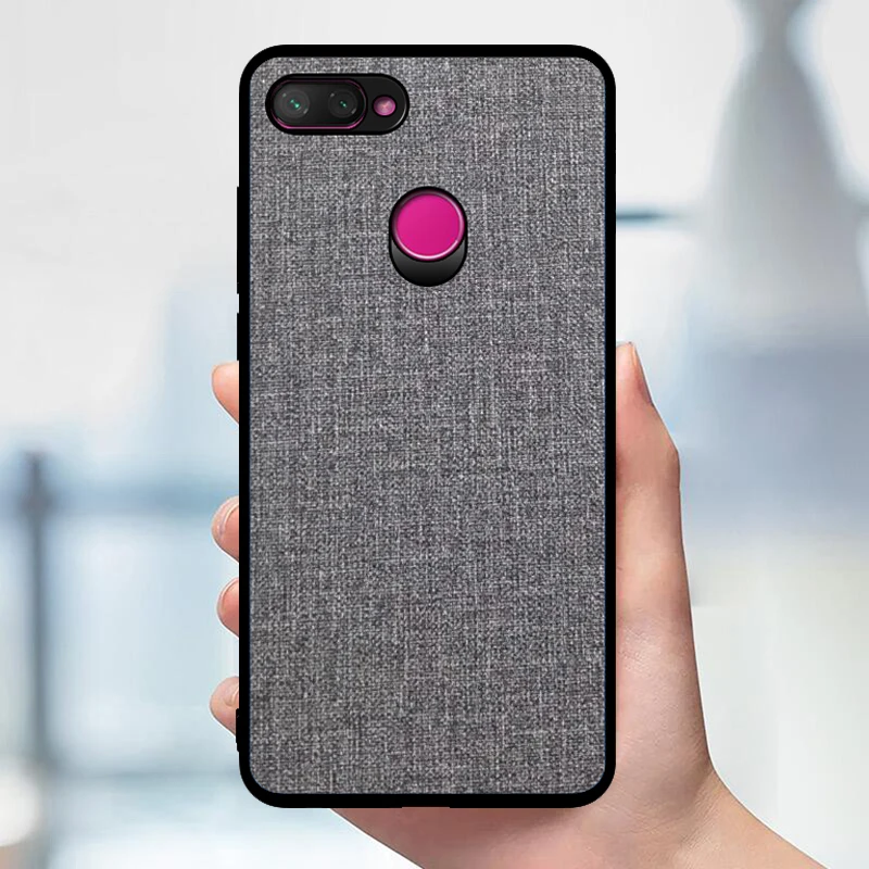Binbo для Xiaomi mi 8 Lite чехол SE PC + PU Ткань Искусство простой классический винтажный