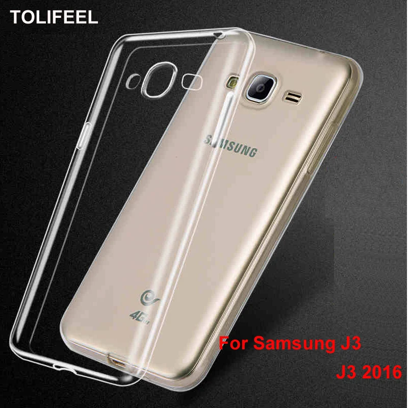TOLIFEEL для samsung Galaxy J3 J320 SM-J320F чехол прозрачный тонкий Силиконовый ТПУ гелевый Чехол для samsung Galaxy J3