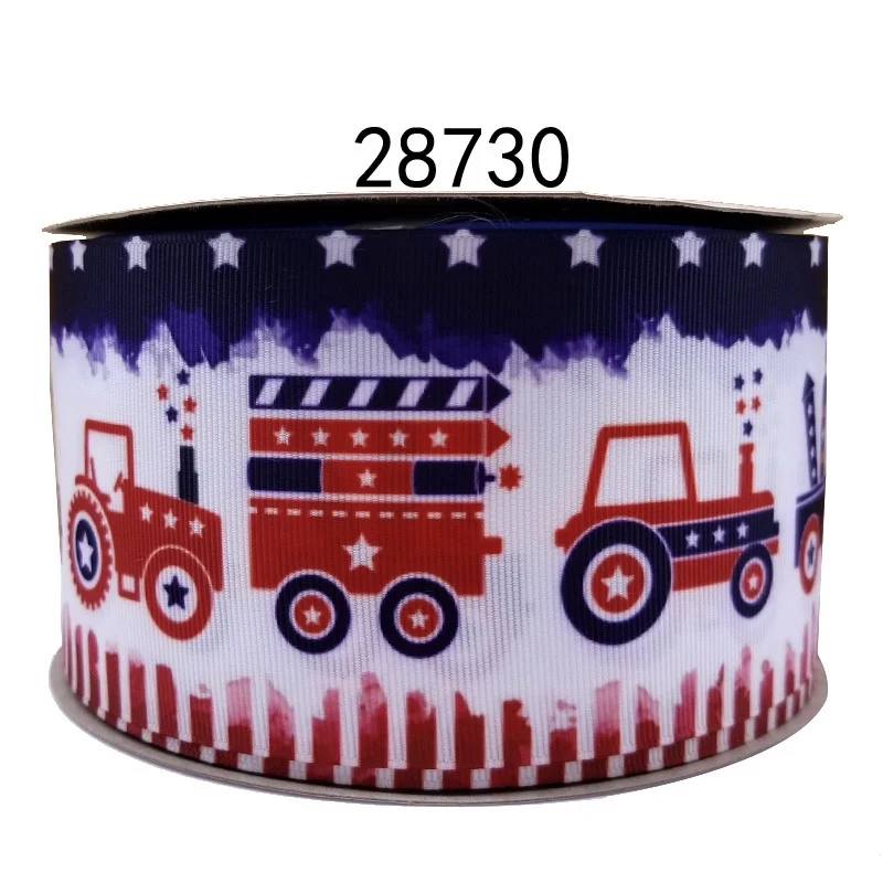 4 июля 50 ярдов мультфильм печатных grosgrain ленты 28729 | Дом и сад