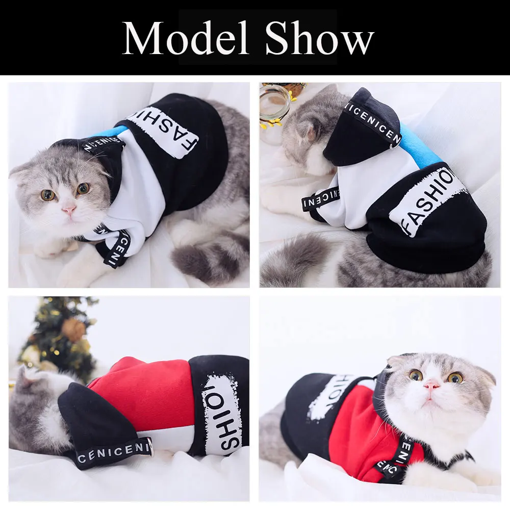 HOOPET собака кошка теплые хлопковые пальто с капюшоном Щенок осень Зимняя одежда костюм две ноги