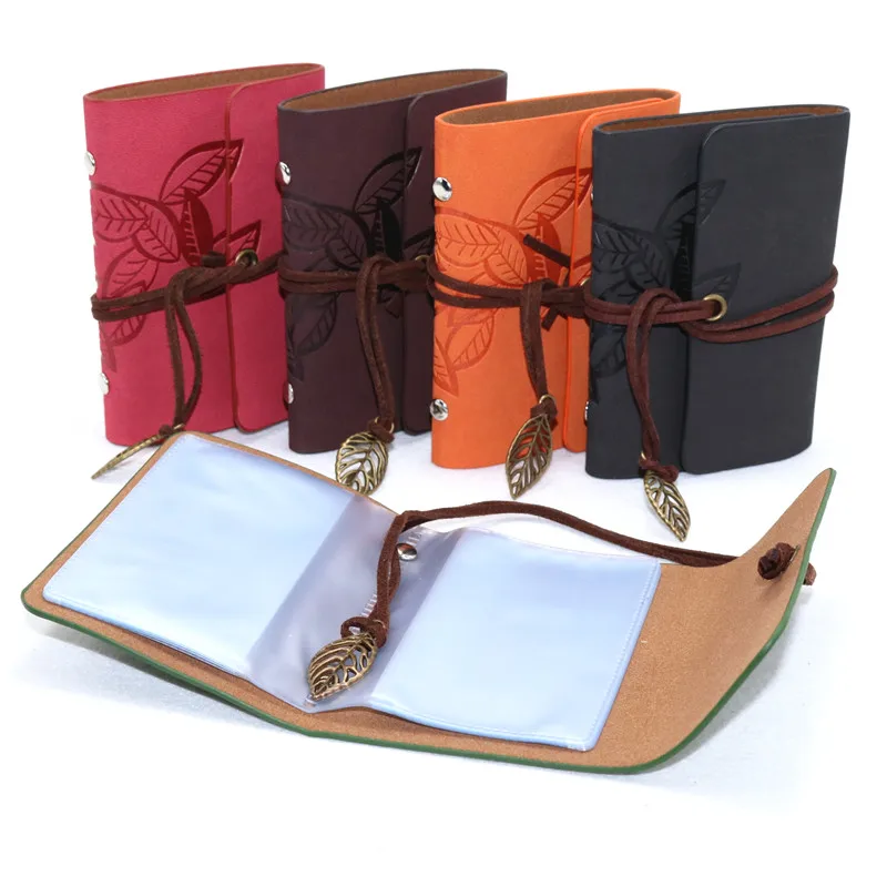 

1 pcs Fashion Leather Function 20 Bits Card Case Business Card Holder Men Women Credit Passport Card Bag ID Passport Card Wallet