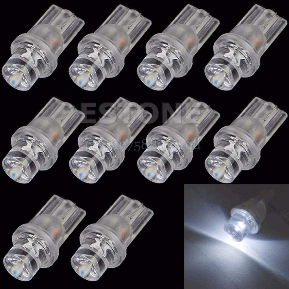 Белый SMD светодиодный T10 автомобиля Клин 194 168 светильник лампы 10 шт.|led t10 smd|10 t10t10 |