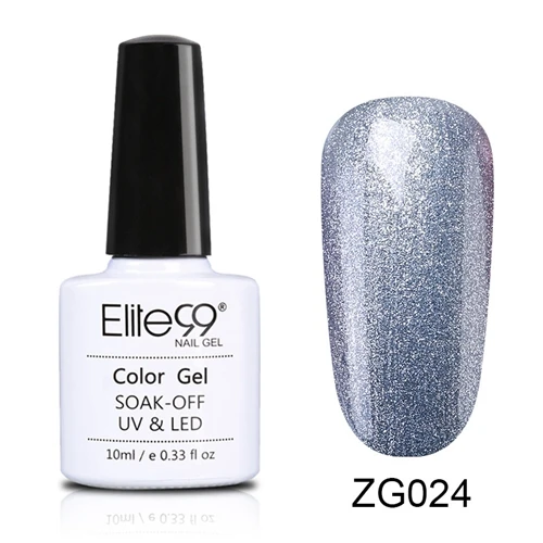 ZG024 Elite99 10 мл Блестящий жемчужный Гель-лак для ногтей замачиваемый УФ-Гель-лак Полупостоянный Блеск Гель-лак для маникюра гели для дизайна ногтей - Цвет: ZG024